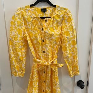 New without Tags- Who What Wear for Target yellow Floral Dress; Medium